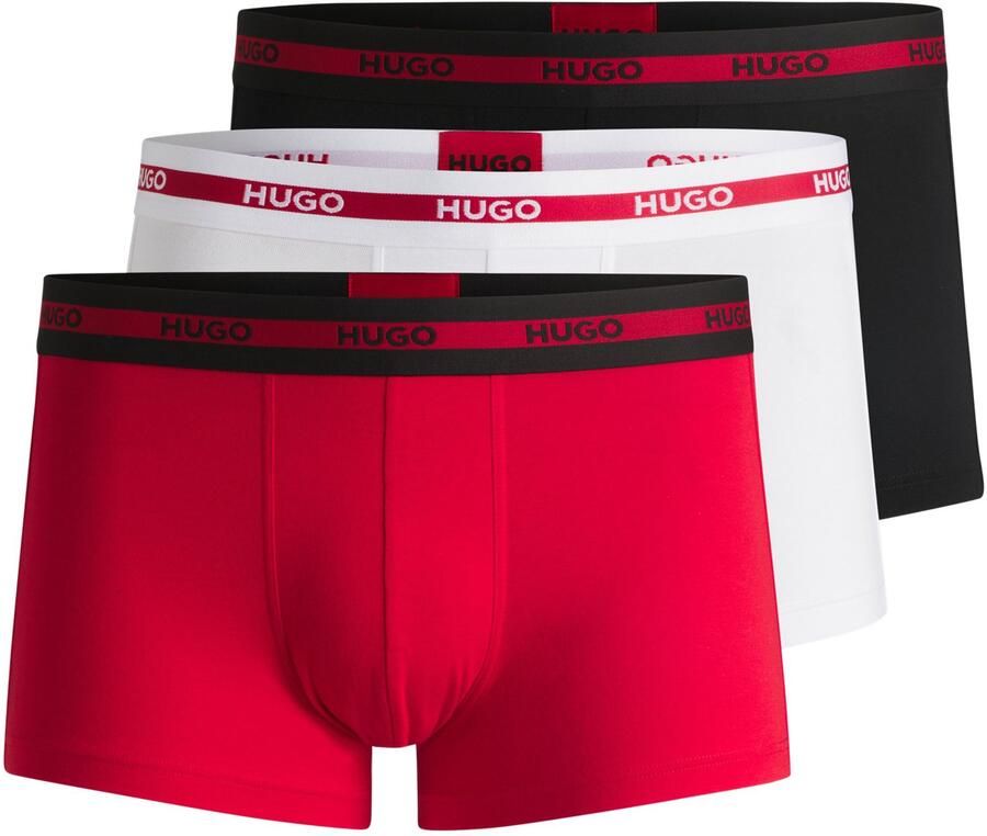 HUGO underwear Trunk Triplet met een logo-opschrift (set 3 stuks In driepack) - Foto 18