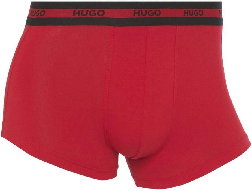 HUGO underwear Trunk Triplet met een logo-opschrift (set 3 stuks In driepack) - Foto 4