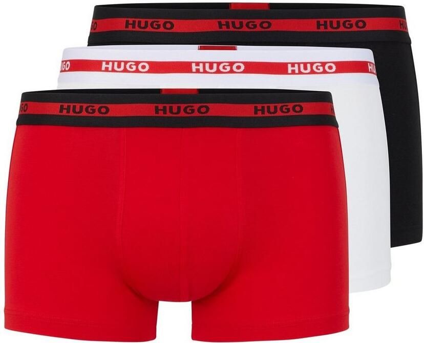 HUGO underwear Trunk Triplet met een logo-opschrift (set 3 stuks In driepack) - Foto 6
