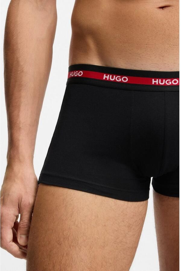 HUGO underwear Trunk Triplet met een logo-opschrift (set 3 stuks In driepack) - Foto 2