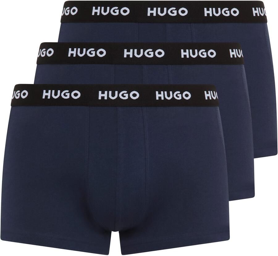HUGO Boxershort met labeldetails in een set van 3 stuks - Foto 7