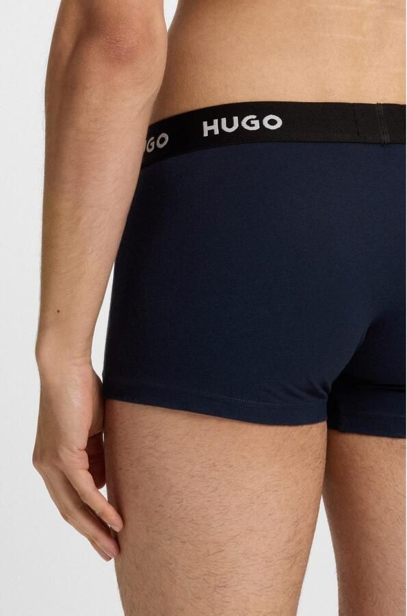 HUGO Boxershort met labeldetails in een set van 3 stuks - Foto 3