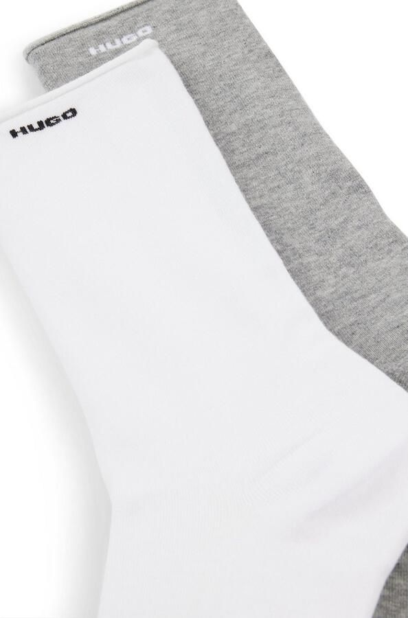 HUGO underwear Vrijetijdssokken 2P RS UNI CC W met gerolde boord (2 paar Set van 2) - Foto 5