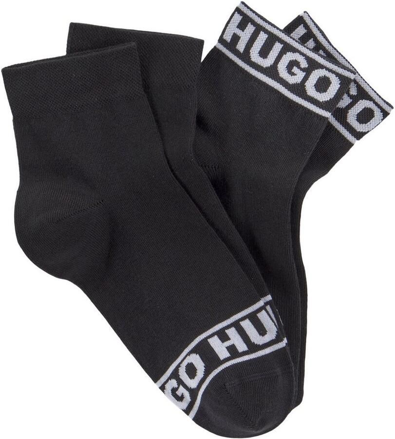HUGO underwear Vrijetijdssokken 2P SH Logo CC W (set 2 paar 2 stuks)