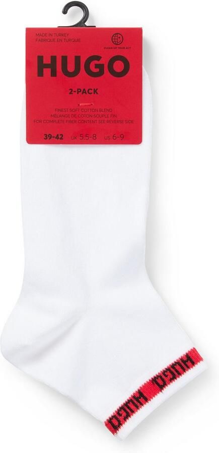 HUGO underwear Vrijetijdssokken 2P SH TAPE CC 102 met hugo logo-opdrukken (Set van 2) - Foto 4