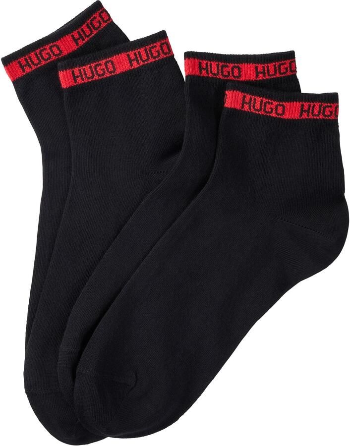 HUGO underwear Vrijetijdssokken 2P SH TAPE CC 102 met hugo logo-opdrukken (Set van 2) - Foto 3