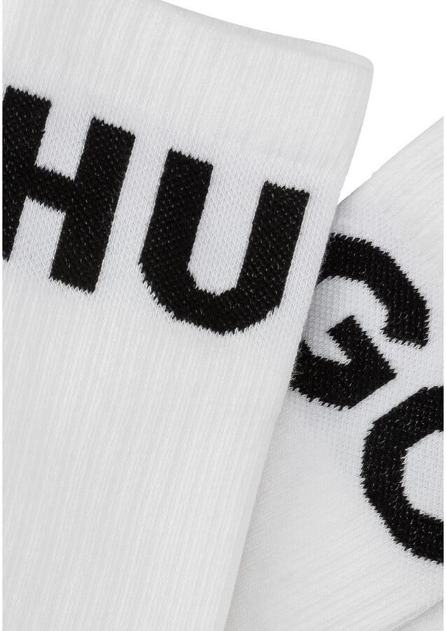 HUGO underwear Vrijetijdssokken 3P QS ICONIC CC 1 met hugo logo-borduursel in contrastkleur (3 paar Set van 3) - Foto 6