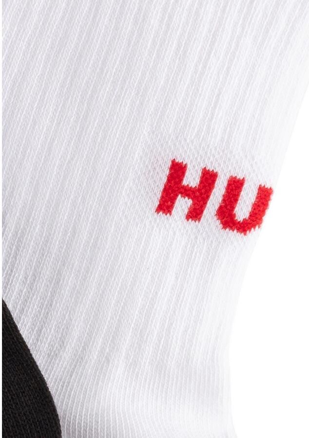 HUGO underwear Vrijetijdssokken 3P QS MESSAGES CC W met een logo-opschrift (3 paar Set van 3)