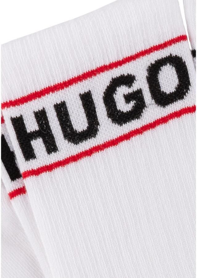 HUGO underwear Vrijetijdssokken 3P QSRIB SPORTY CC W met contrasterend logo-detail (3 paar Set van 3) - Foto 6