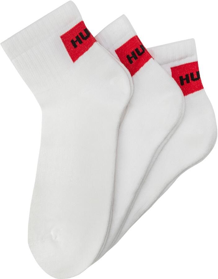 HUGO underwear Vrijetijdssokken met contrasterend hugo logo (3 paar Set van 3) - Foto 2