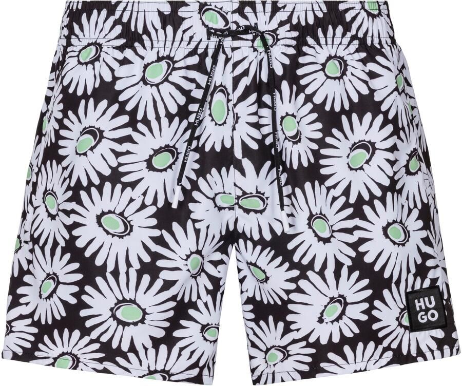 HUGO Regular fit zwembroek met labelpatch model 'DAISE' - Foto 2