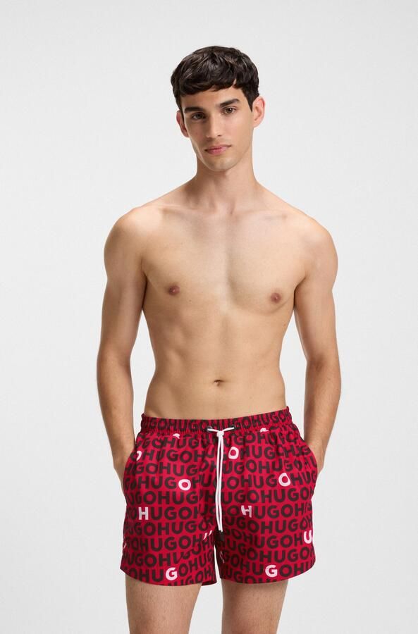 HUGO Relaxed fit zwembroek met labelprint model 'TORTUGA' - Foto 4