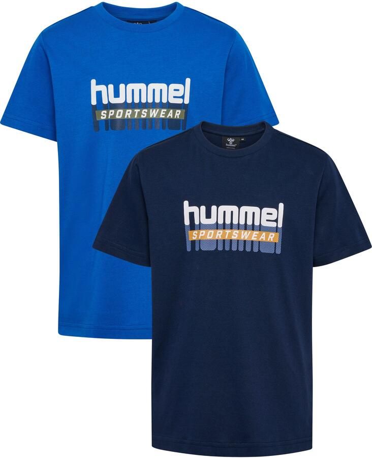 Hummel T-shirt HmlTUKAS T-SHIRT S S 2-PACK (set 2-delig) - Foto 4