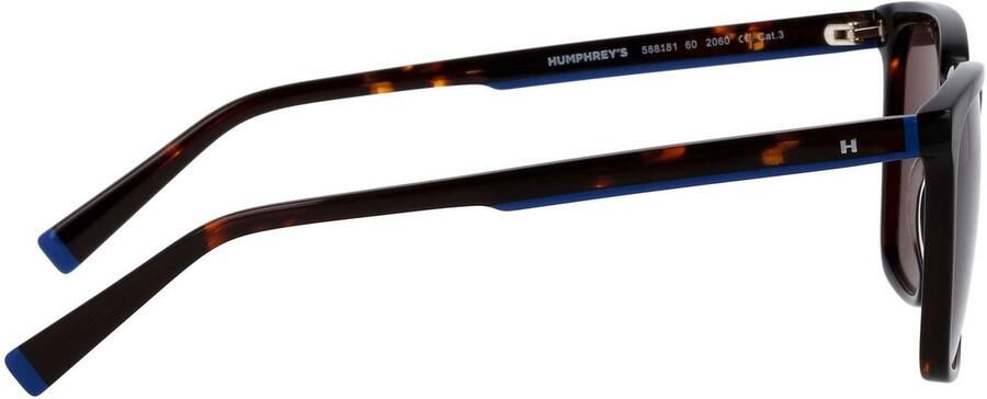 HUMPHREY´S eyewear Zonnebril 588181 Vorm rechthoekig blauwe accenten op de poot adc uv 400