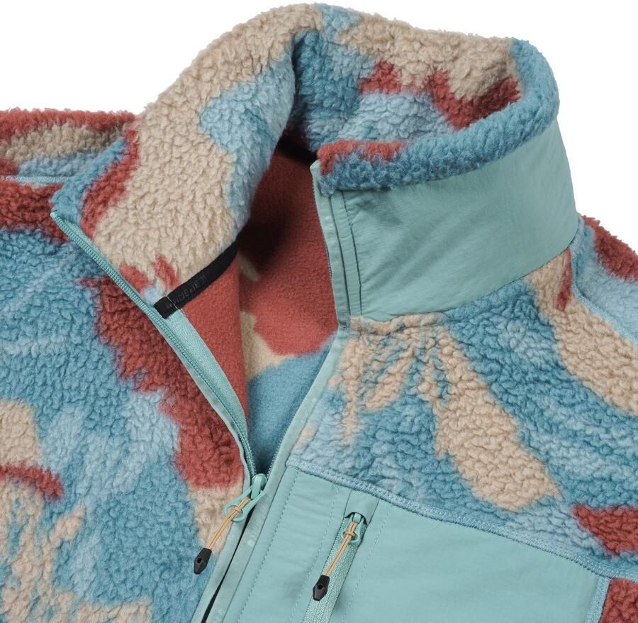 Icepeak Fleece-shirt H PRINT FLEECEJACKE MEMPHIS met contrasterende logo-patch op de bovenarm - Foto 3