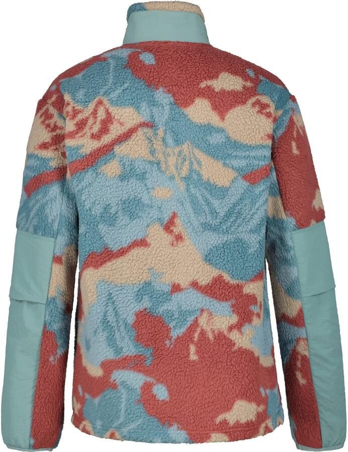 Icepeak Fleece-shirt H PRINT FLEECEJACKE MEMPHIS met contrasterende logo-patch op de bovenarm - Foto 5