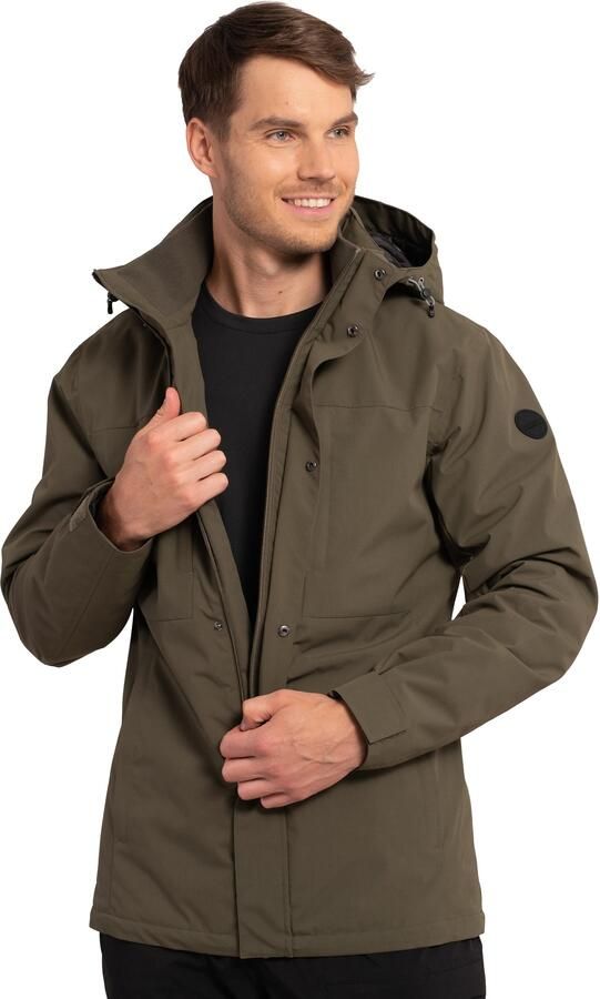 Icepeak Functioneel jack ALSTON met logo-teksten aan de capuchonkoord - Foto 10