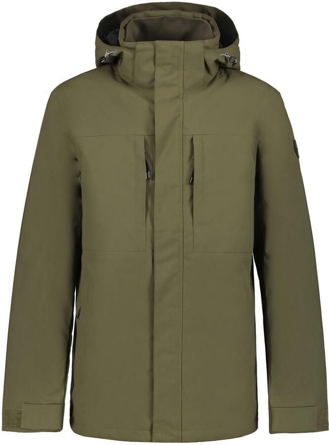 Icepeak Functioneel jack ALSTON met logo-teksten aan de capuchonkoord - Foto 4