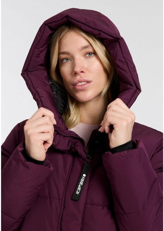 Icepeak Gewatteerde jas ADDIA met merkleerpatch op de bovenarm (1-delig) - Foto 5