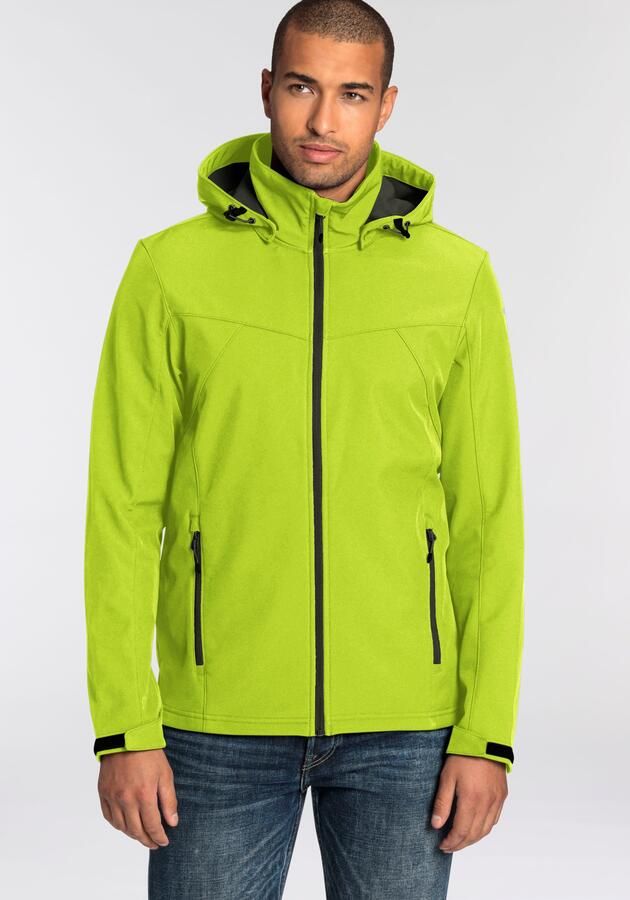 Icepeak Softshell-jack BRIMFIELD met stijlvolle logo-opschriften (1 stuk) - Foto 8