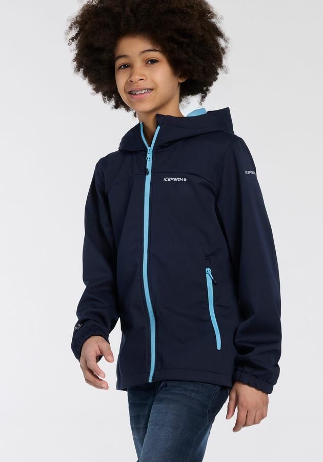 Icepeak Softshell-jack KULM JR met modieuze logo-opschriften (1 stuk) - Foto 6