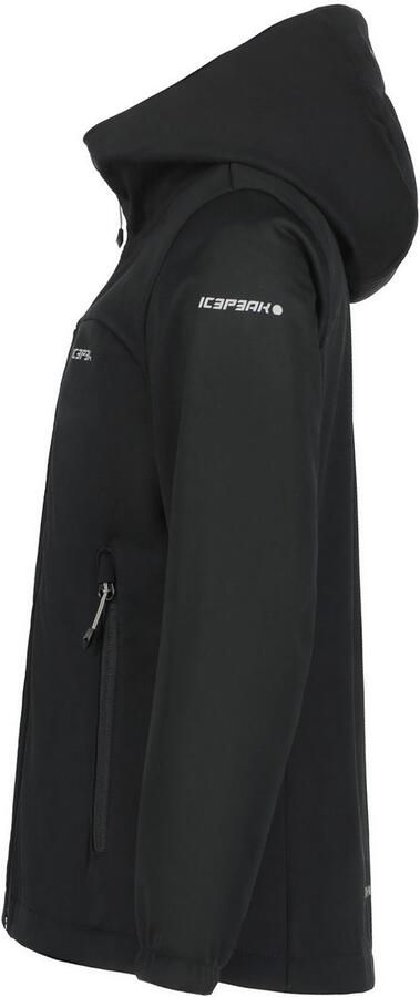 Icepeak Softshell-jack KULM JR met modieuze logo-opschriften (1 stuk)