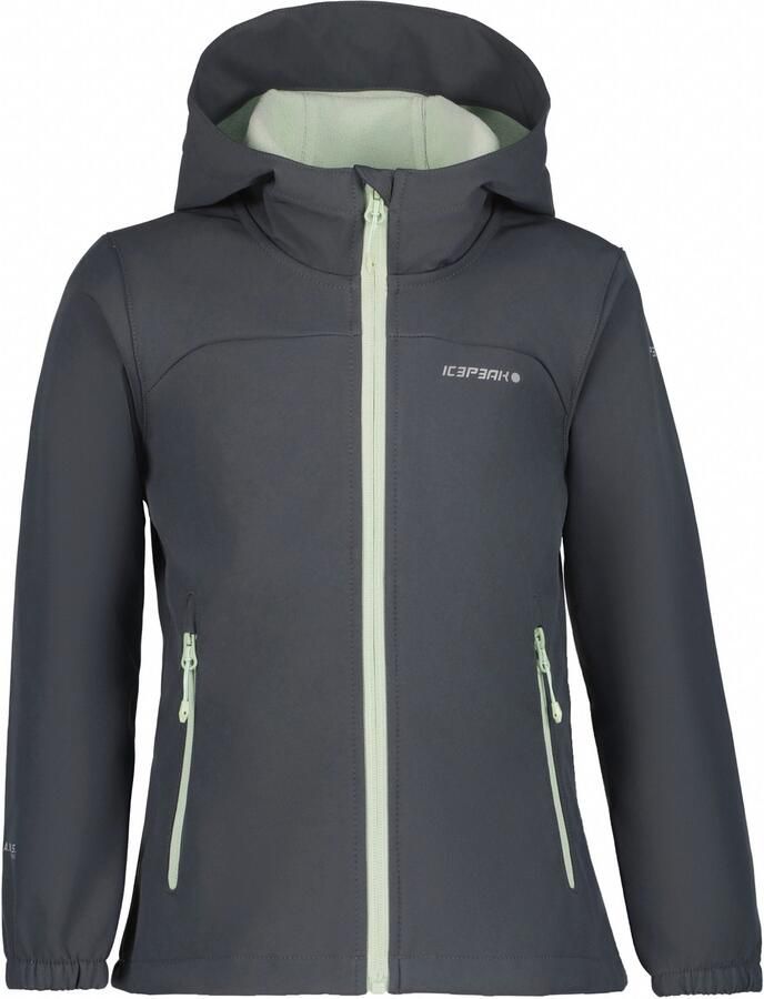 Icepeak Softshell-jack KULM JR met modieuze logo-opschriften (1 stuk) - Foto 4