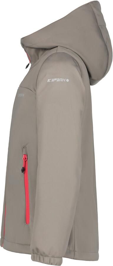 Icepeak Softshell-jack KULM JR met modieuze logo-opschriften (1 stuk)