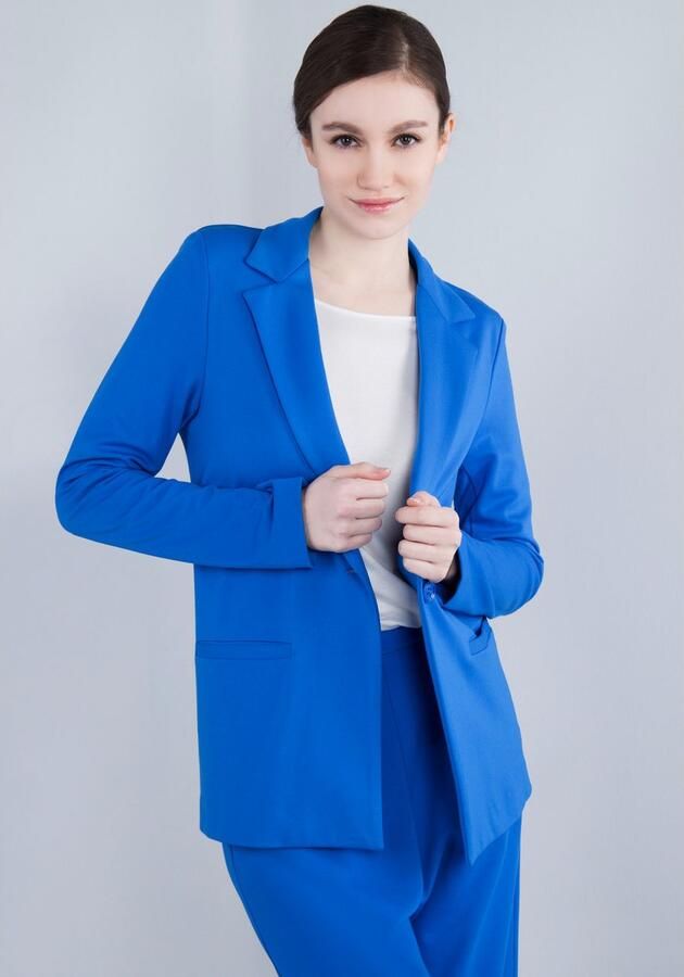 IMPERIAL Lange blazer met stretch - Foto 4