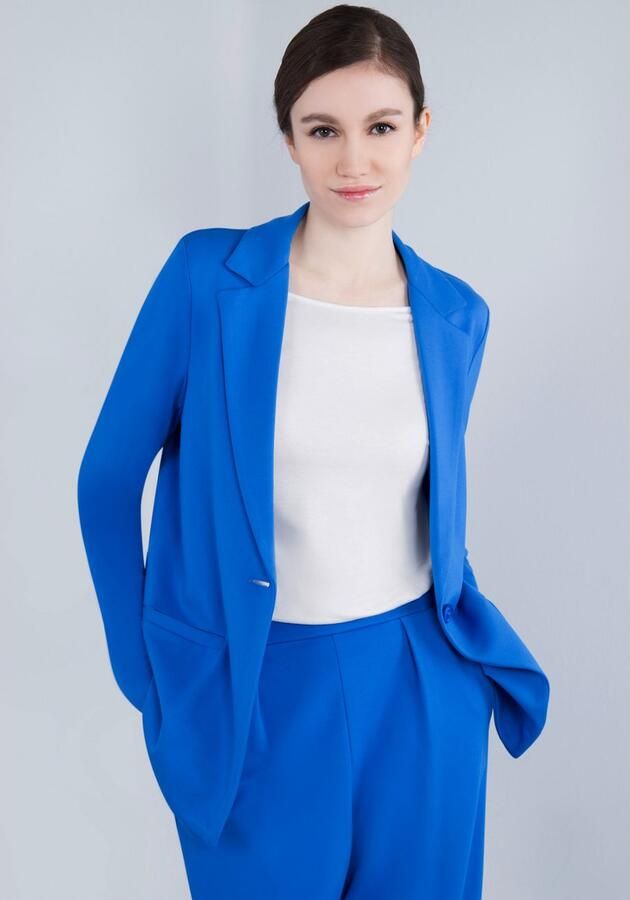 IMPERIAL Lange blazer met stretch - Foto 8