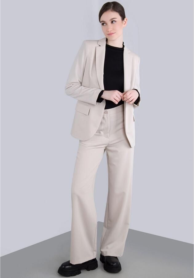 IMPERIAL Stoffen broek Zomerbroek casual wijde broek met elastische band in de rug - Foto 3