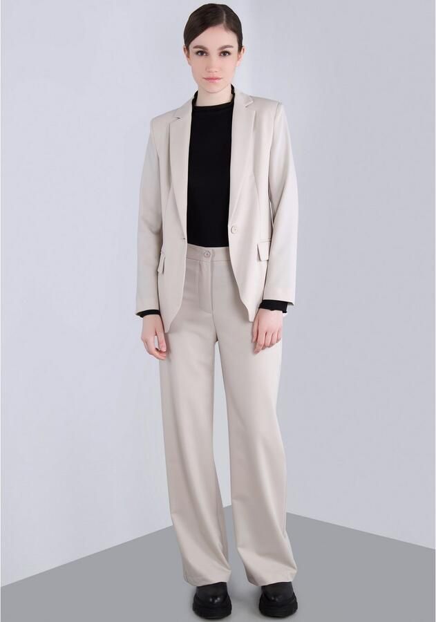 IMPERIAL Stoffen broek Zomerbroek casual wijde broek met elastische band in de rug - Foto 4