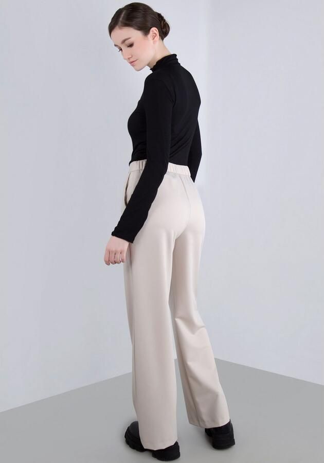 IMPERIAL Stoffen broek Zomerbroek casual wijde broek met elastische band in de rug - Foto 9