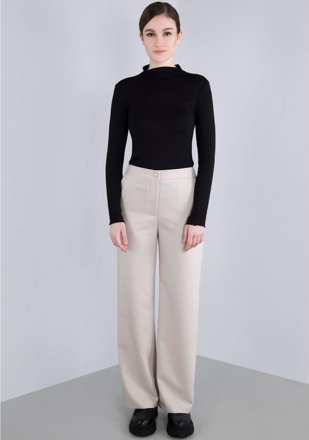 IMPERIAL Stoffen broek Zomerbroek casual wijde broek met elastische band in de rug - Foto 6