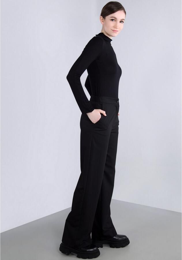 IMPERIAL Stoffen broek Zomerbroek casual wijde broek met elastische band in de rug - Foto 7