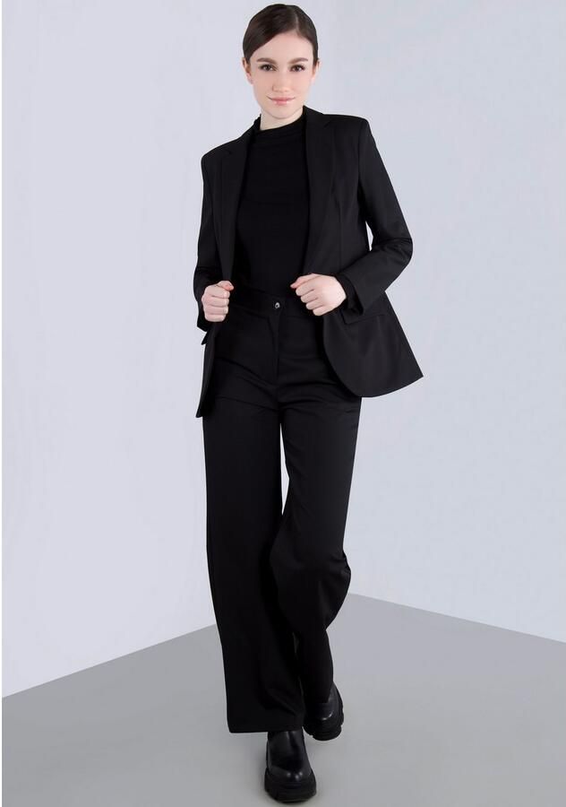 IMPERIAL Stoffen broek Zomerbroek casual wijde broek met elastische band in de rug - Foto 5