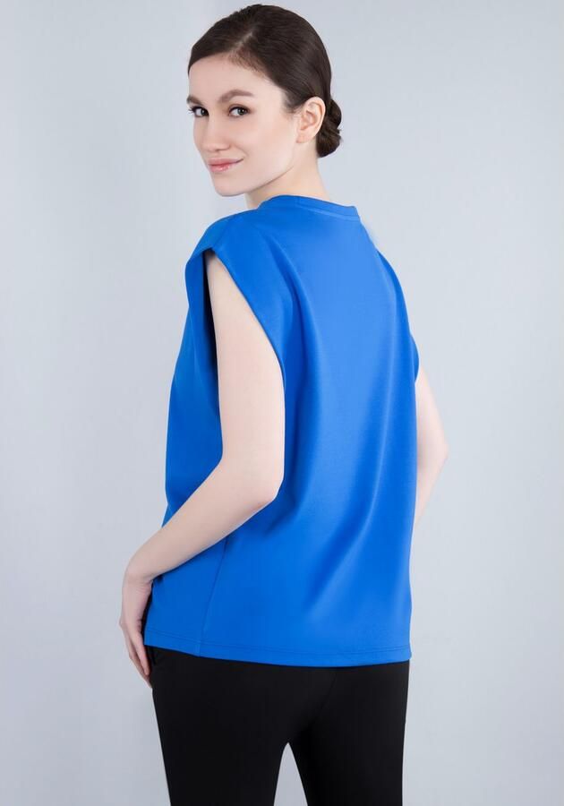 IMPERIAL T-shirt Mouwloos "Punto Milano" shirt met omgeslagen armsgaten - Foto 5