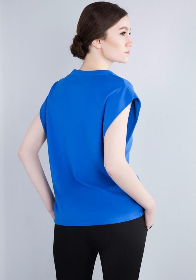 IMPERIAL T-shirt Mouwloos "Punto Milano" shirt met omgeslagen armsgaten - Foto 6