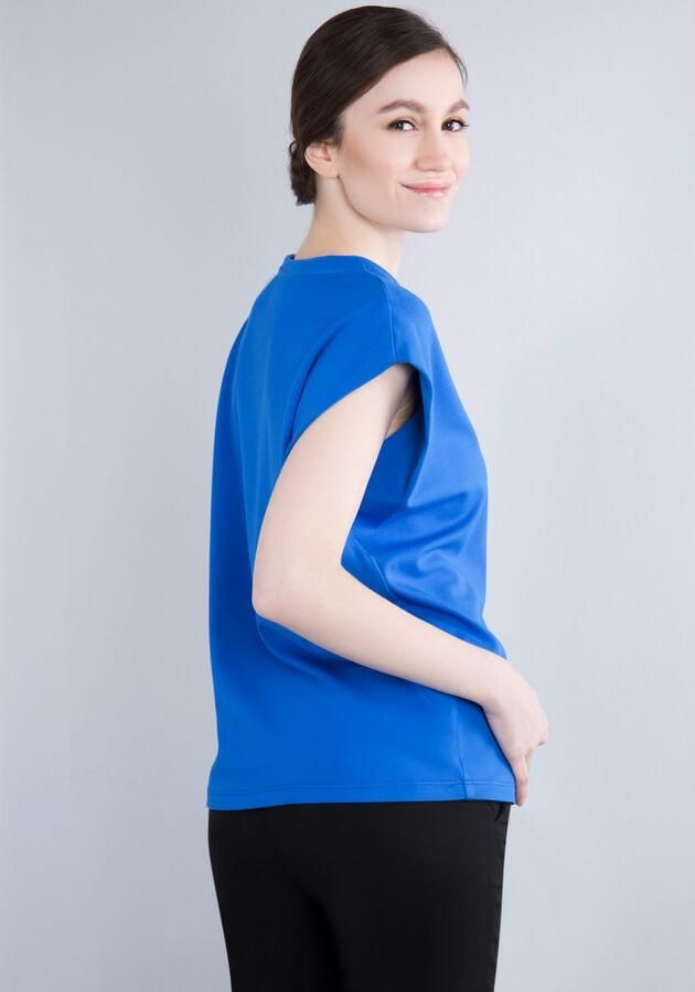 IMPERIAL T-shirt Mouwloos "Punto Milano" shirt met omgeslagen armsgaten - Foto 7