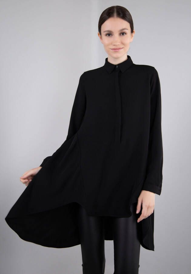 IMPERIAL Klassieke blouse IMP-C ED3BEW soepele voor kort achter lang-blouse