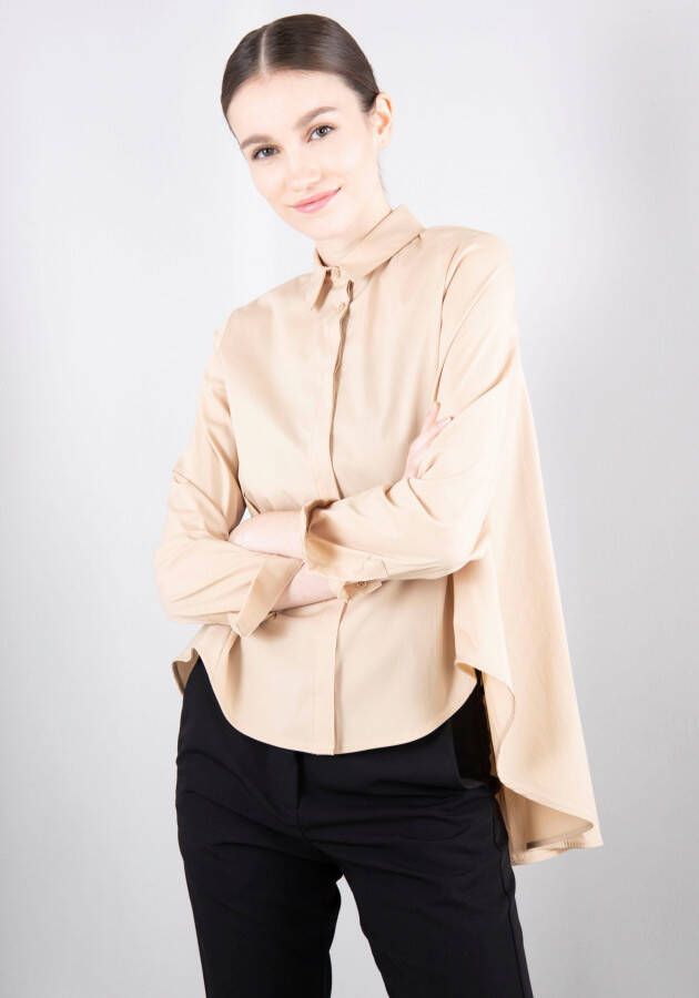 IMPERIAL Klassieke blouse IMP-C ED4BBE klokkend model met boogzoom