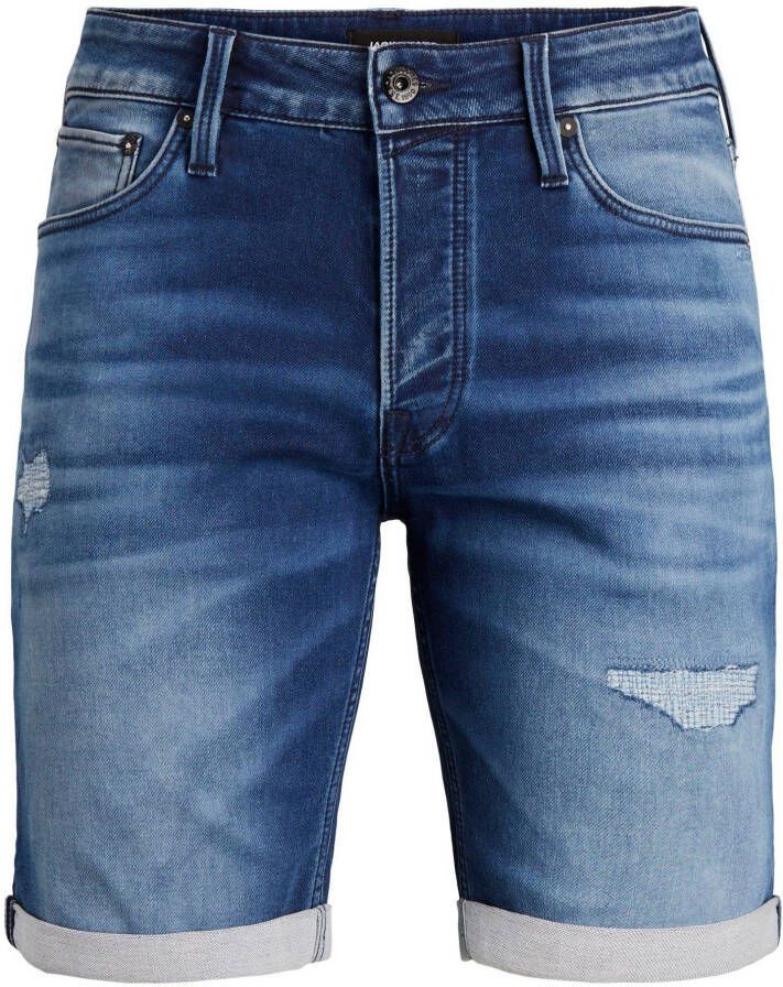 JACK & JONES JEANS INTELLIGENCE regular fit jeans short JJIRICK JJICON 207 blue denim - Foto 2