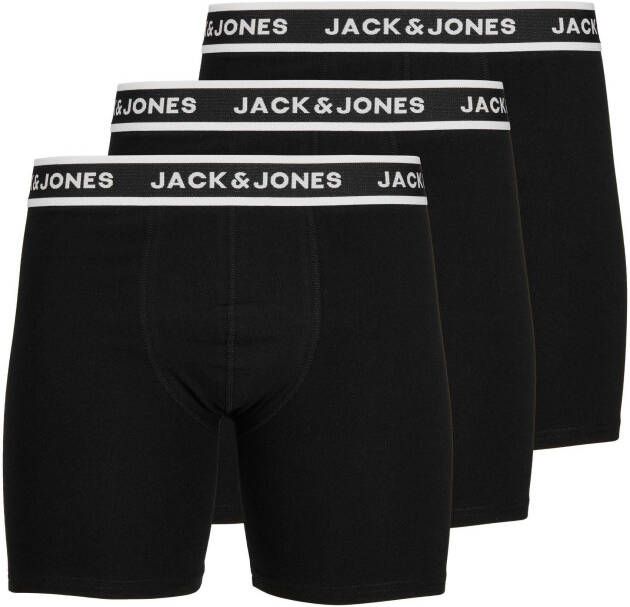Jack & Jones Boxershort JACSOLID BOXER BRIEFS 3 PACK NOOS (set 3 stuks)