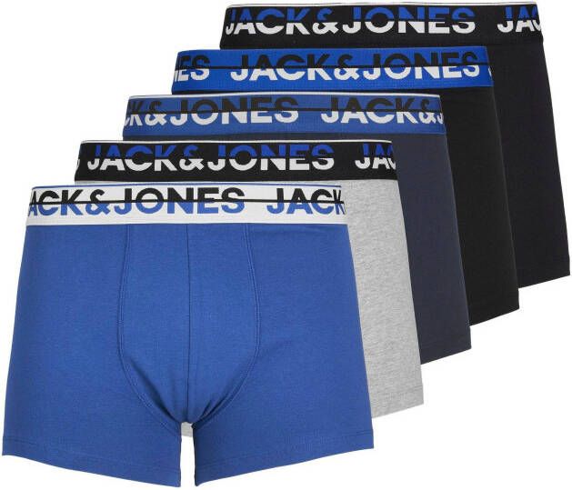 Jack & Jones Boxershort JJ JACKODA TRUNKS 5 PACK (set 5 stuks)