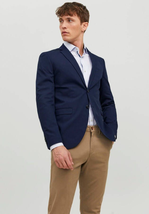 Jack & jones Moderne Slim-Fit Blazer met Elegant Design Blue Heren