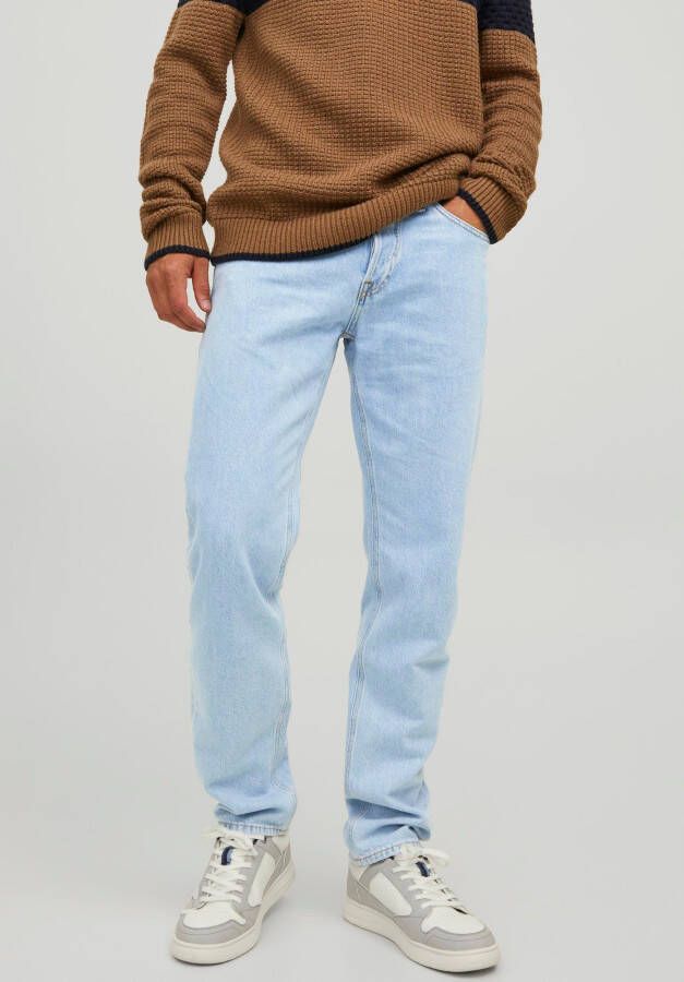 JACK & JONES JEANS INTELLIGENCE regular fit jeans JJIMIKE blue denim