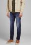 JACK & JONES JEANS INTELLIGENCE tapered fit jeans JJIMIKE JJORIGINAL dark denim - Thumbnail 2