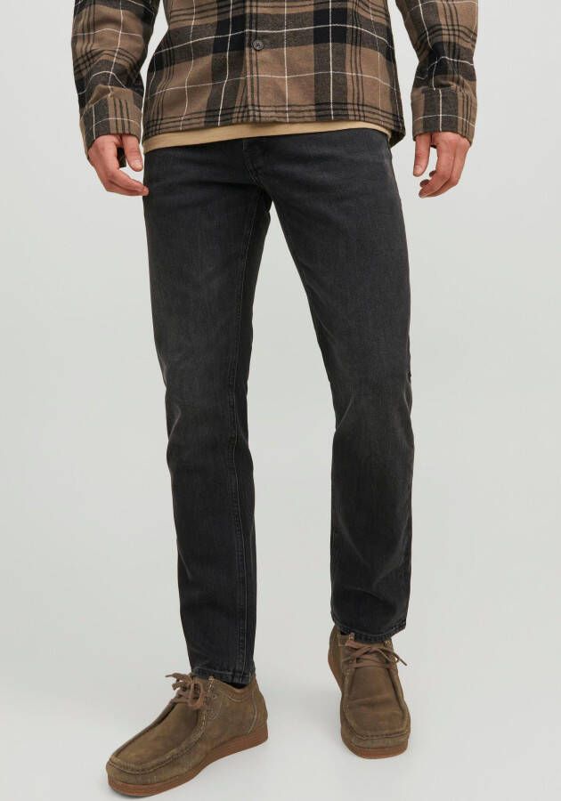 Jack & jones Klassieke Tapered Jeans met 5-Pocket Stijl Black Heren