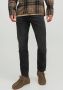 JACK & JONES JEANS INTELLIGENCE taperd fit jeans JJIMIKE JJORIGINAL zwart - Thumbnail 1