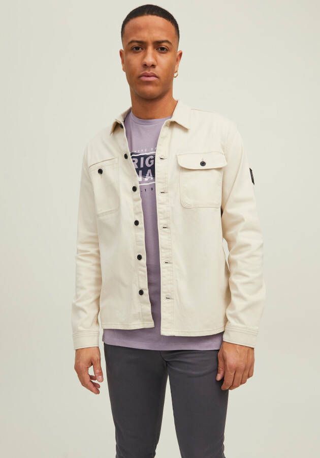 Jack & jones Vrijetijdsoverhemd met paspel- en klepzakken model 'Coben'